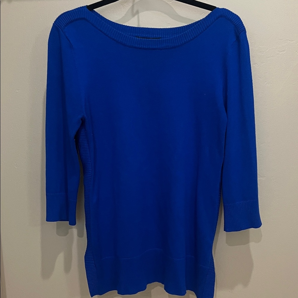 Cable & Gauge Royal Blue Knit Top